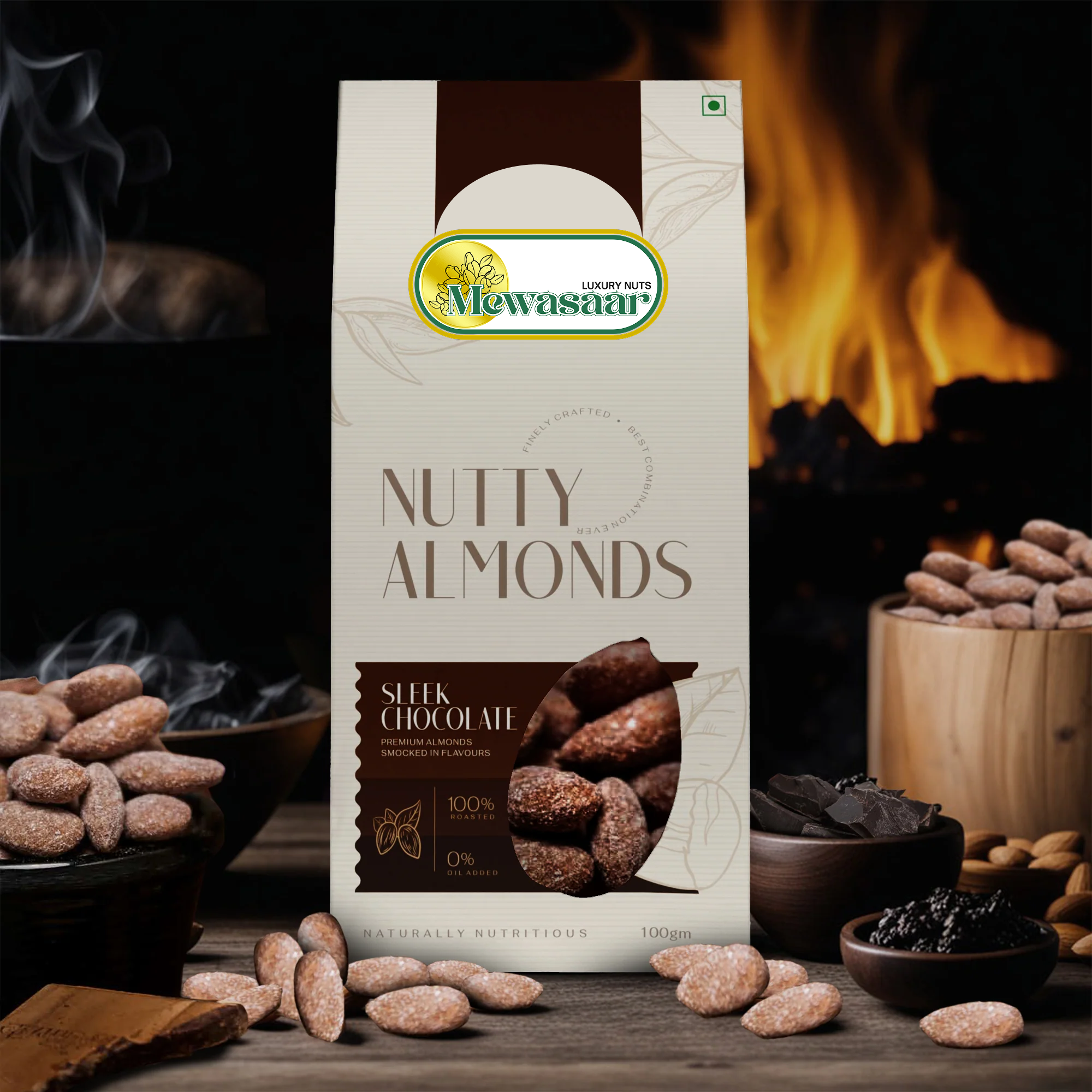 Sleek Chocolate Almonds